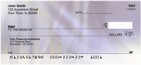 Purple Light Personal Checks | BBK-02