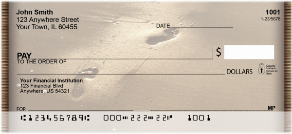 Footprints Personal Checks | BBK-04