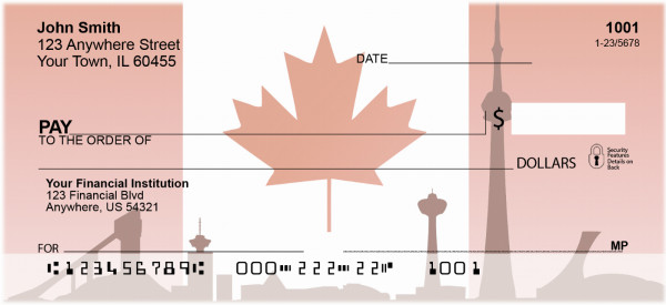Canadian Pride Personal Checks | BBK-05