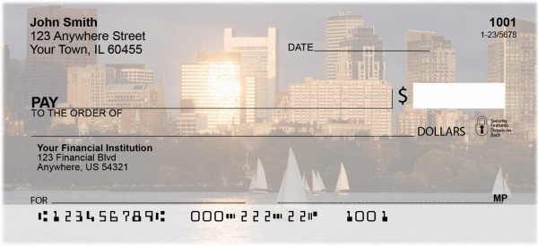 Boston Massachusetts Personal Checks | BBK-06