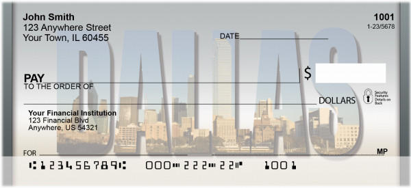 Dallas Personal Checks | BBK-09