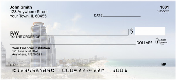 Miami South Beach Personal Checks | BBK-12