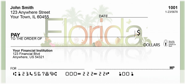 Florida Personal Checks | BBK-29