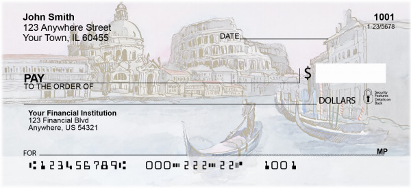 Venice Italy Personal Checks | BBK-31