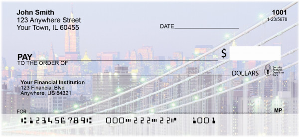 Empire State Building Personal Checks | BBK-37