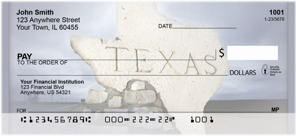 Texas Personal Checks | BBK-40