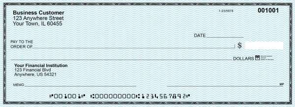 Teal Safety Business Pocket Checks | BUP-ESF01