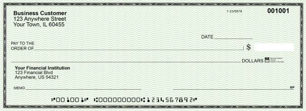 Green Safety Business Pocket Checks | BUP-GRN01