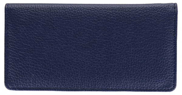 Navy Leather Side Tear CheckBook Cover | CLS-BLU01