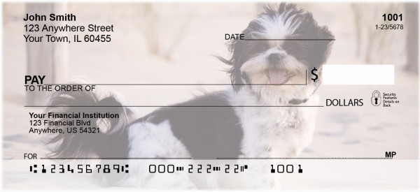 Shih Tzu Personal Checks | DOG-22
