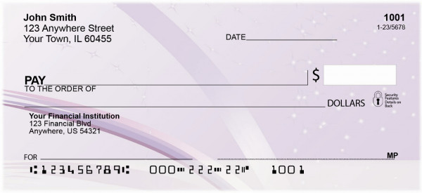 Lavender Crush Personal Checks | GEO-93