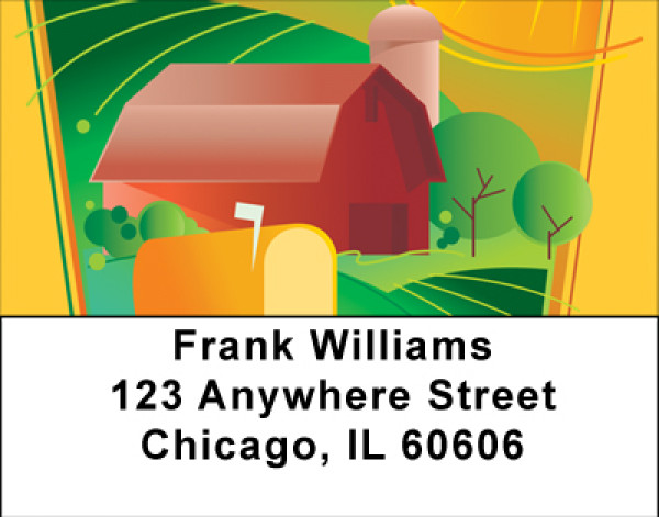 Sunny Days On Farm Address Labels | LBBBA-05