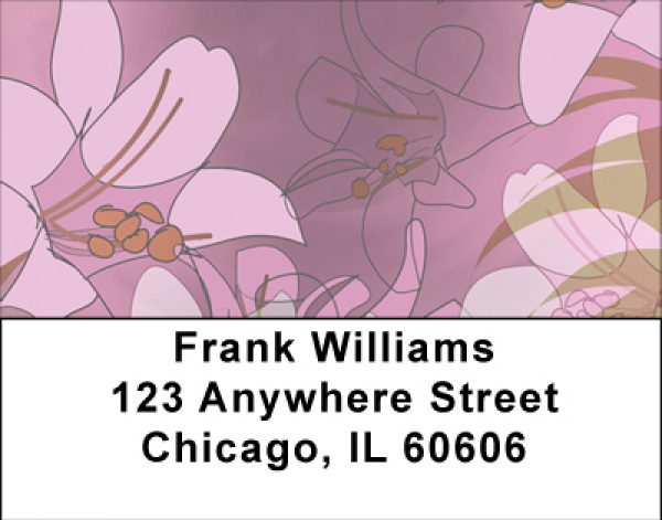 Lily Collage Address Labels | LBBBA-29