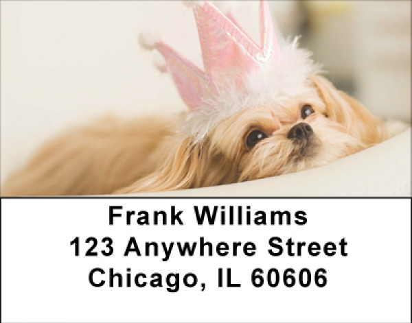 Pekingese Princess Address Labels | LBBBB-19