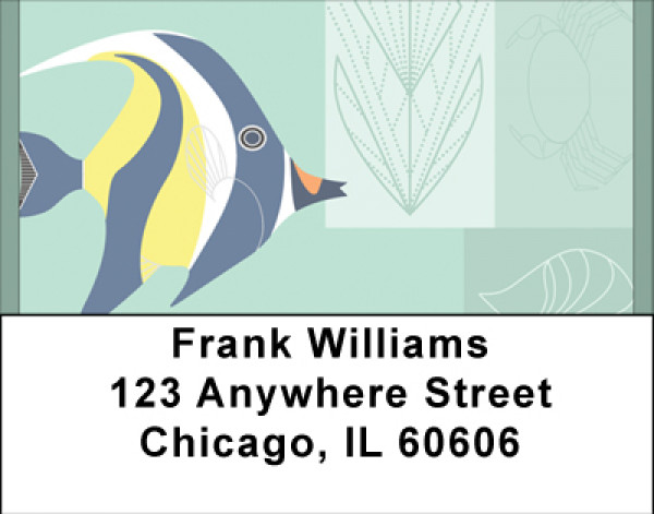 Coral Reef Friends Address Labels