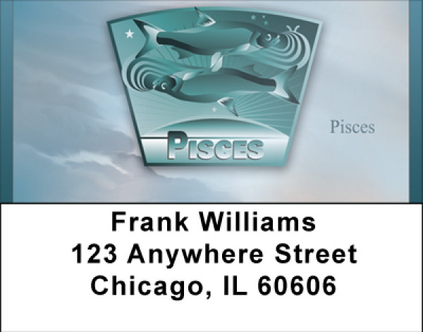 Pisces Address Labels | LBBBC-44