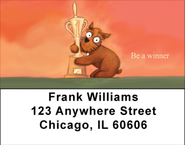 Be A Winner Address Labels | LBBBC-62