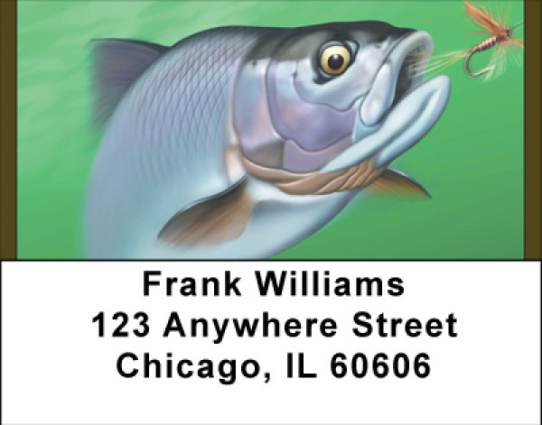 Just Fishing Address Labels | LBBBC-98