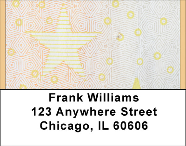 Star Crazed Euros Address Labels | LBBBD-36