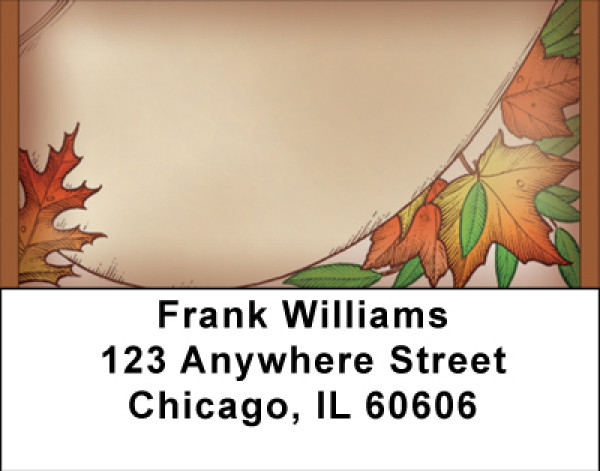 Fall Leaf Roundup Address Labels | LBBBD-50