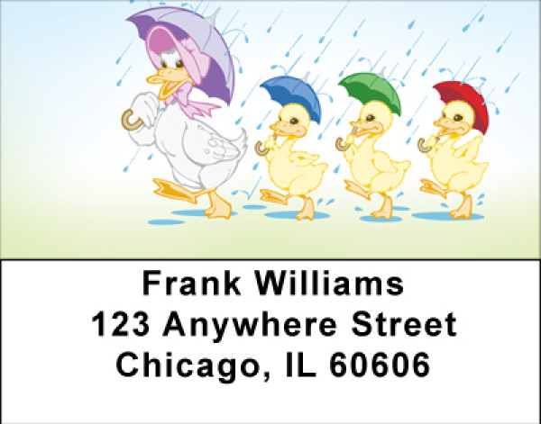 Ducks On Parade Address Labels | LBBBD-71