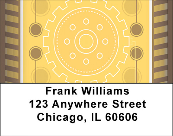 Gear It Up Address Labels | LBBBE-29