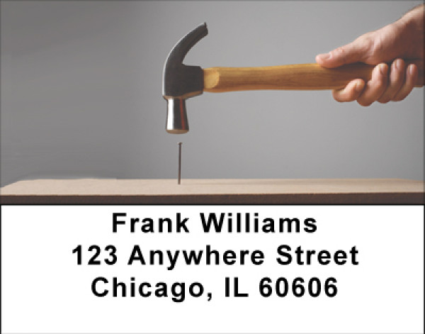Hammer Or The Nail Address Labels | LBBBE-31