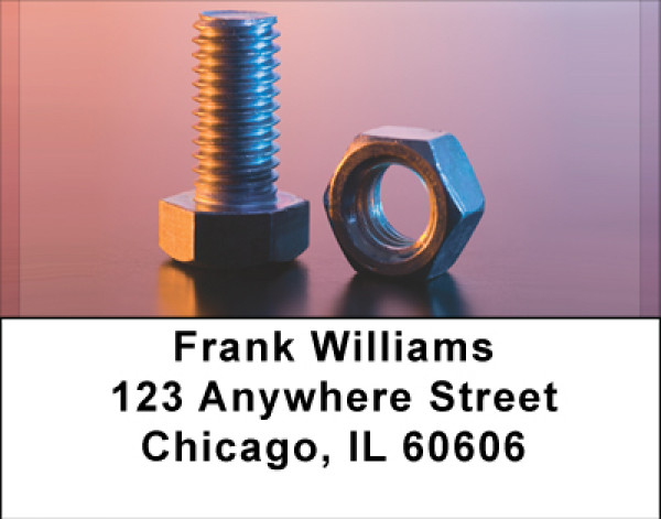 Sunny Nuts And Bolts Address Labels | LBBBE-32