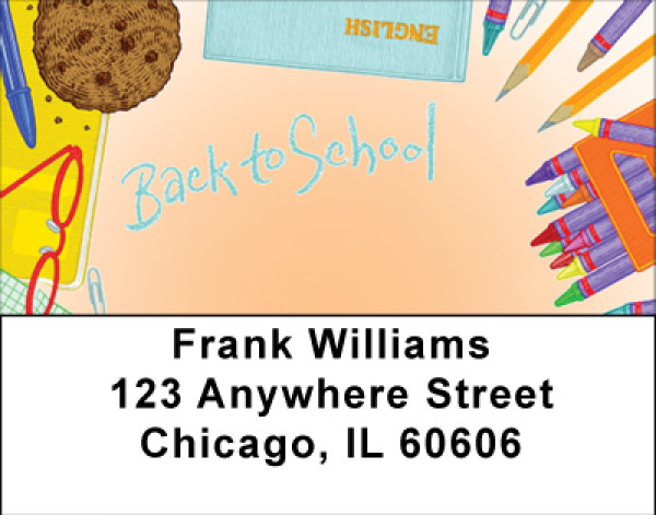 Back To School Address Labels | LBBBE-38