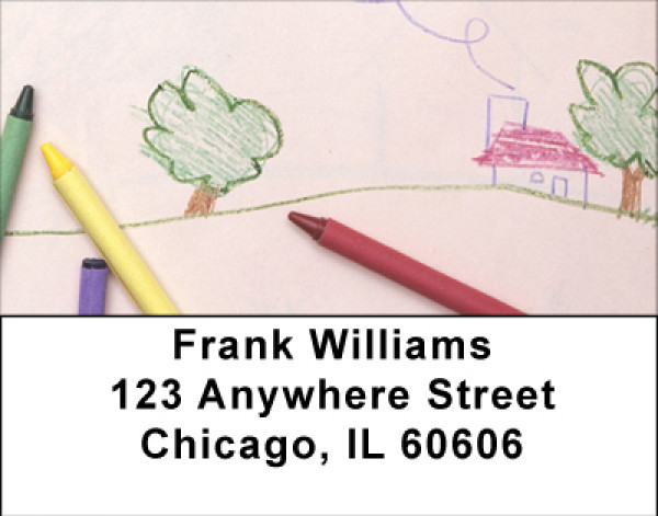 Color The World With Love Address Labels | LBBBE-40