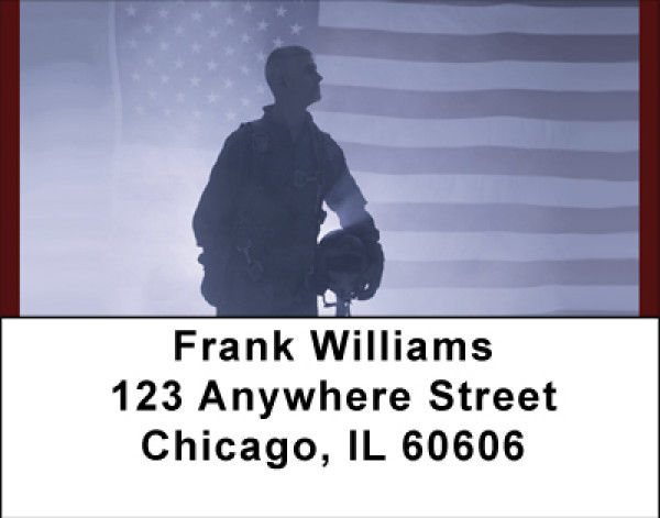 Heroic Service Address Labels | LBBBE-52