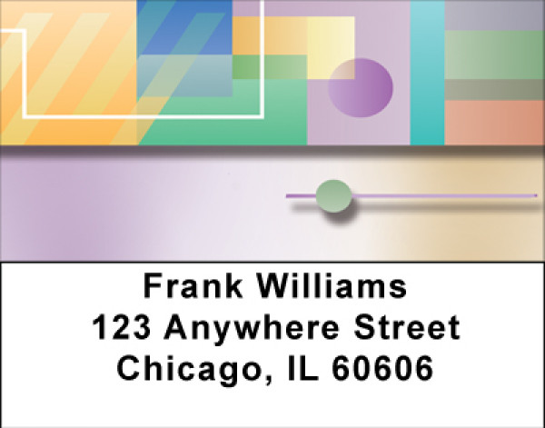 High Tech In Technicolor Address Labels | LBBBE-57