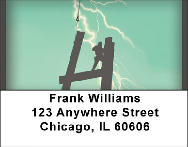 Nerves Of Steel Address Labels | LBBBE-73