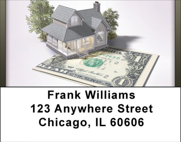 The House That Money Built Address Labels | LBBBE-86
