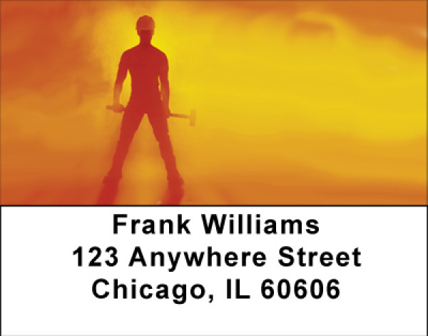 Serious Heat Address Labels | LBBBE-92