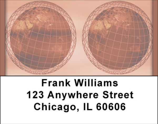 Global Networks Address Labels | LBBBE-95