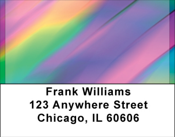 Rainbow Spectrum Address Labels | LBBBF-27