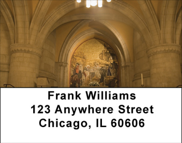 National Cathedral In Washington DC Address Labels | LBBBF-31