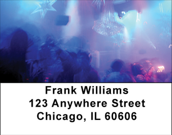 Disco Blues Address Labels | LBBBF-38