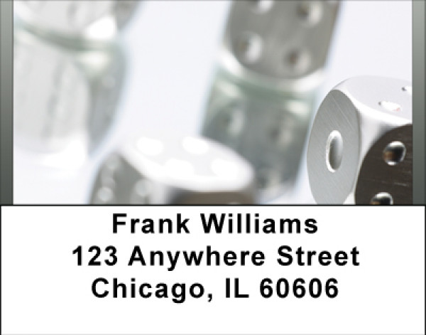 Roll The Dice Address Labels | LBBBF-61