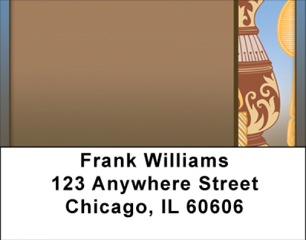 Uncovering Antiques Address Labels | LBBBF-74