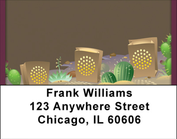 Southwest Christmas Address Labels | LBBBF-77