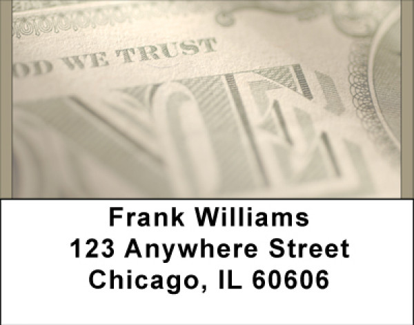 In God We Trust Address Labels | LBBBF-80