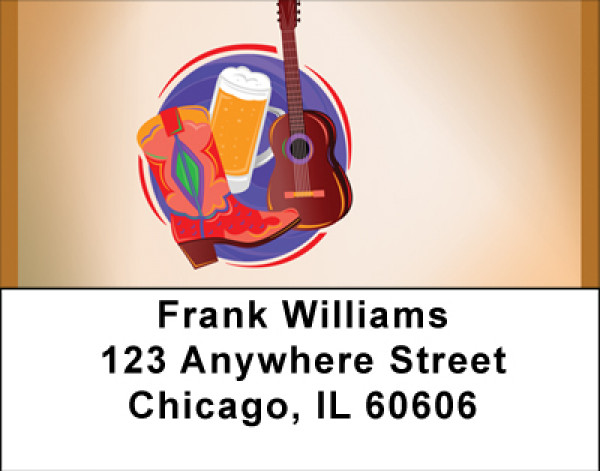 Cowboy Heaven Address Labels | LBBBF-85