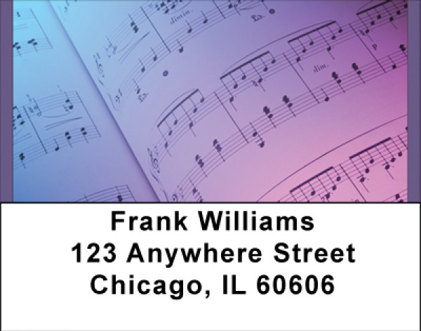 Moods Of Music Address Labels | LBBBF-90