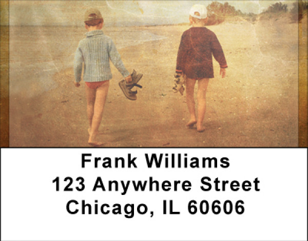 Seashores Of Long Ago Address Labels | LBBBG-34