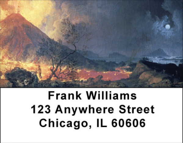 Mt. Vesuvius Address Labels | LBBBG-77