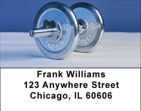 Weightlifting Address Labels | LBBBG-99
