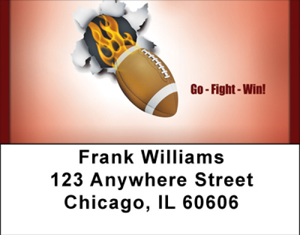 Go Crimson Address Labels | LBBBH-08