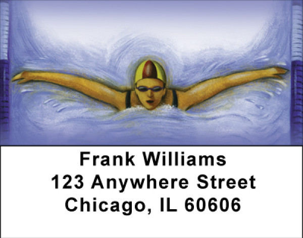 Take The Plunge Address Labels | LBBBH-37